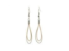 Load image into Gallery viewer, Dead Sara Double Teardrop Guitar String Earrings 2
