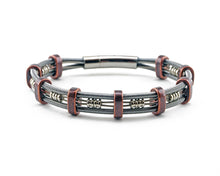 Load image into Gallery viewer, Dead Sara Red Copper "Brandon" Style Guitar String Bracelet - 8"