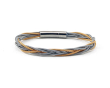 Load image into Gallery viewer, Roger Fisher "Ray" Style Guitar String Bracelet - 8.5"