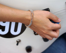 Load image into Gallery viewer, Kansas "Ray" Style Bass String Bracelet - 8.5"
