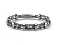 Load image into Gallery viewer, Danielle Nicole Silver "Brandon" Style Bass String Bracelet - 8.5"