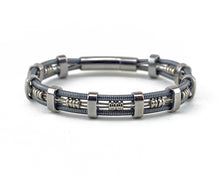 Load image into Gallery viewer, Danielle Nicole Silver &quot;Brandon&quot; Style Bass String Bracelet - 8&quot;
