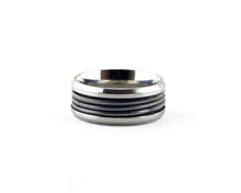 Load image into Gallery viewer, Roger Fisher Silver Guitar String Ring 2
